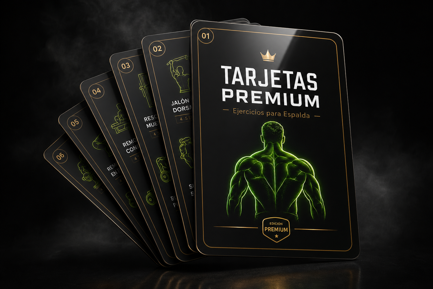30 tarjetas premium para practicar desde casa.